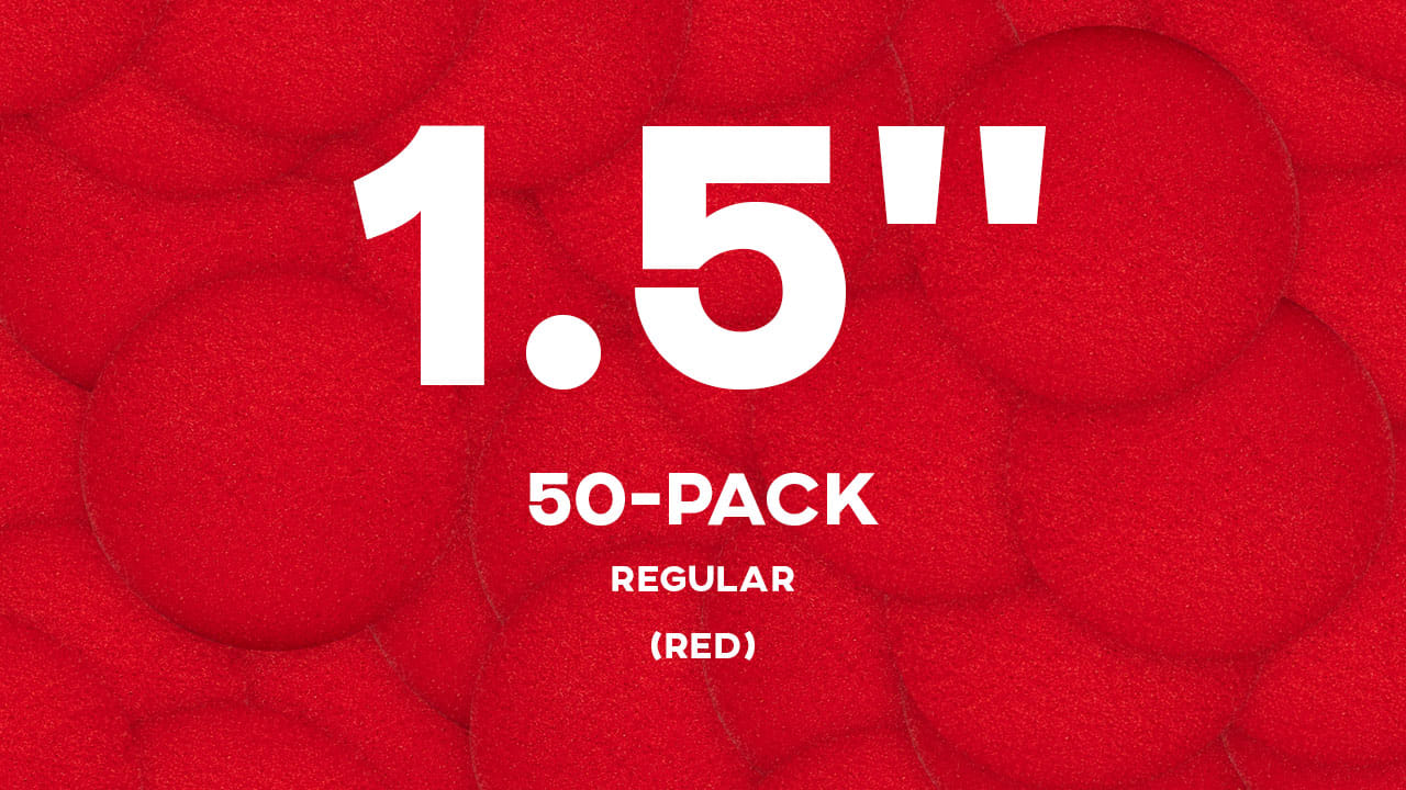Fifty 1.5" Sponge Balls (Red) Accessory