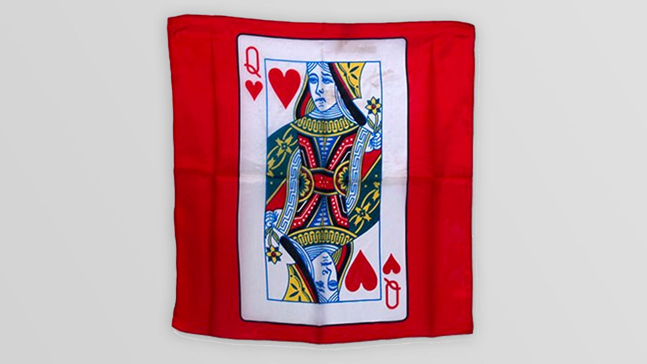 18in Silk Queen of Hearts (Red) Accessory