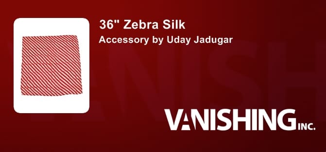 36" Zebra Silk Accessory