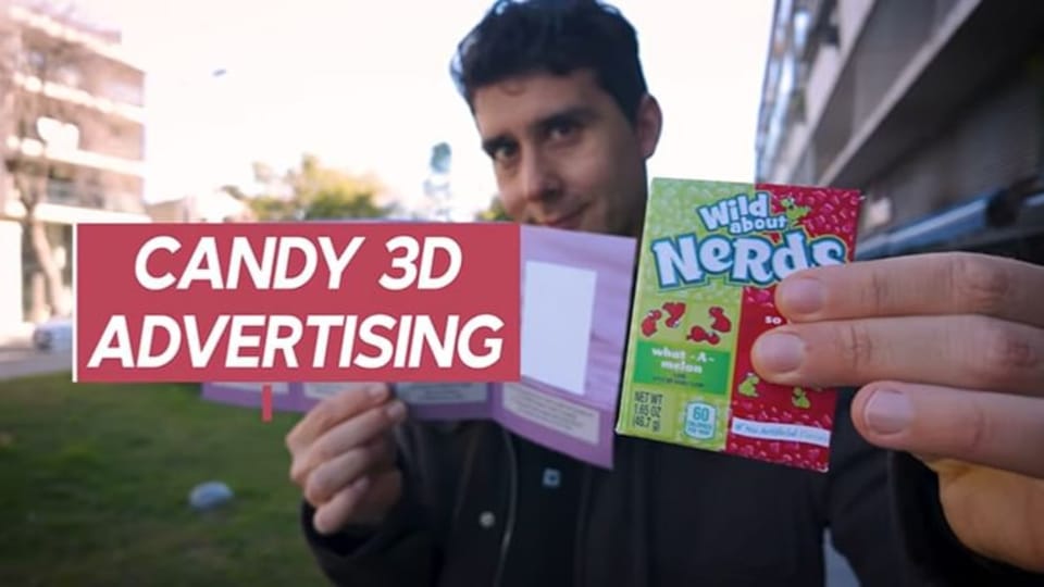 3D Candy Advertisement