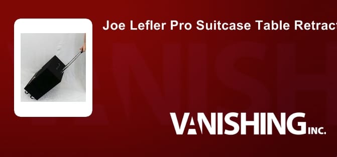 Joe Lefler Pro Suitcase Table Retractable Handle