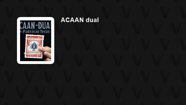 ACAAN dual