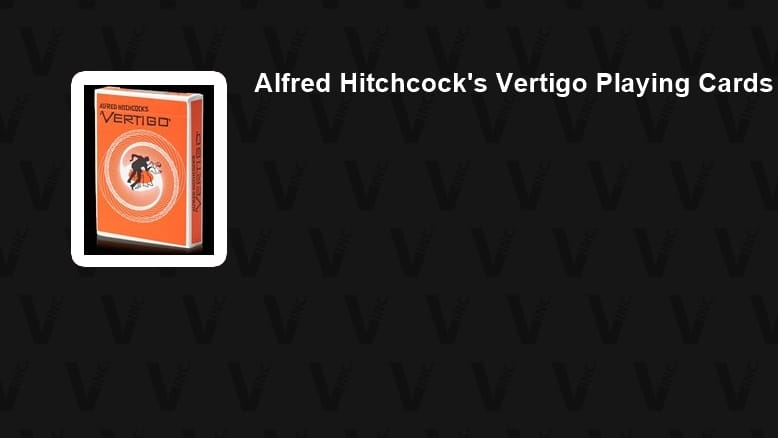 Alfred Hitchcock's Vertigo Playing Cards