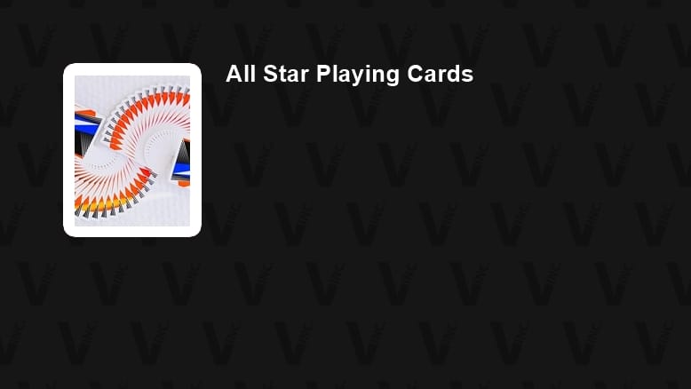 All Star Playing Cards