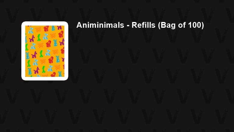 Animinimals - Refills (Bag of 100) Refill