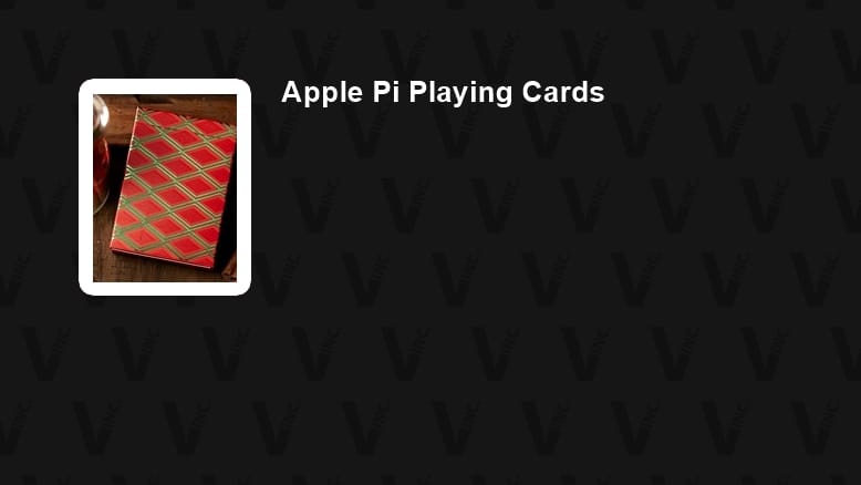 Apple Pi Playing Cards