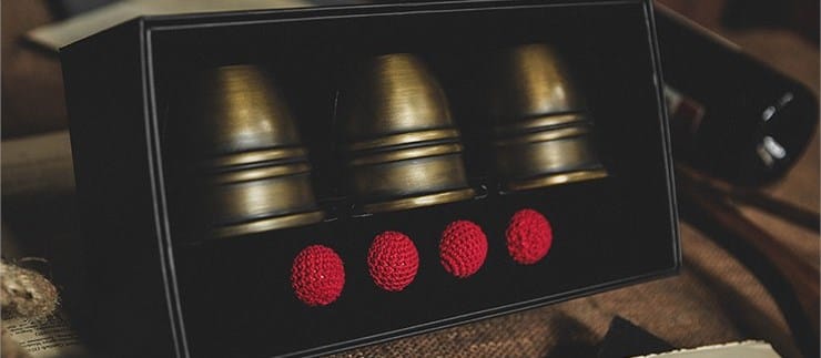 Artistic Cups and Balls Trick