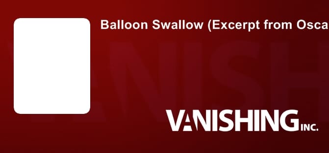 Balloon Swallow (Excerpt from Oscar Munoz Live)