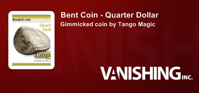 Bended Coin - Quarter Gimmicked Coin