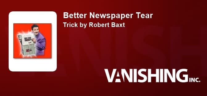 Better Newspaper Tear