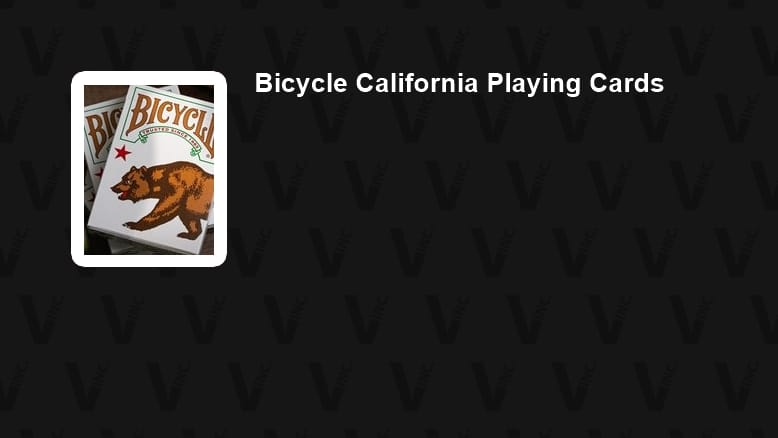 Bicycle California Playing Cards