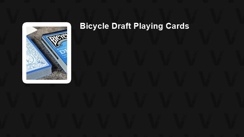 Bicycle Draft Playing Cards
