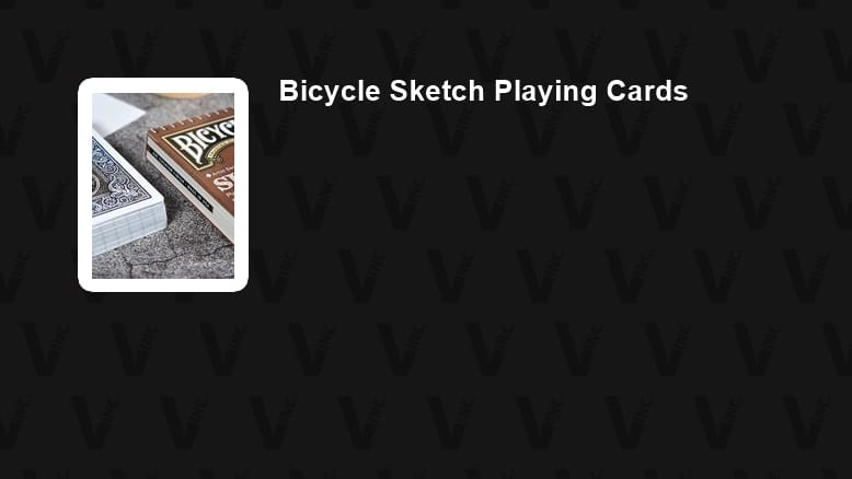 Bicycle Sketch Playing Cards