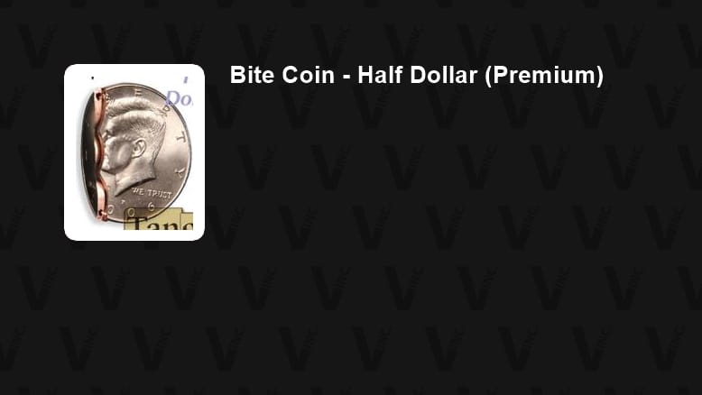 Bite Coin - Half Dollar (Premium) Gimmicked Coin