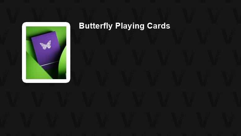 Butterfly Playing Cards (Royal Purple Edition)