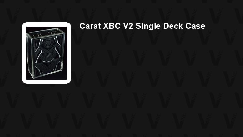 Carat XBC V2 Single Deck Case