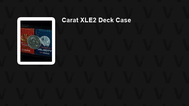 Carat XLE2 Deck Case