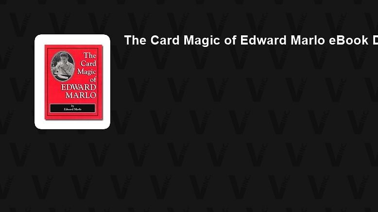 The Card Magic of Edward Marlo (eBook)