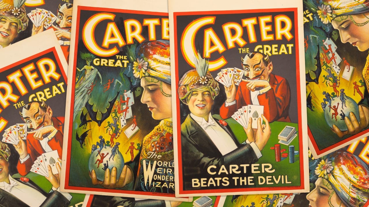 Carter the Great Window Cards (Limited Edition) Fine Art