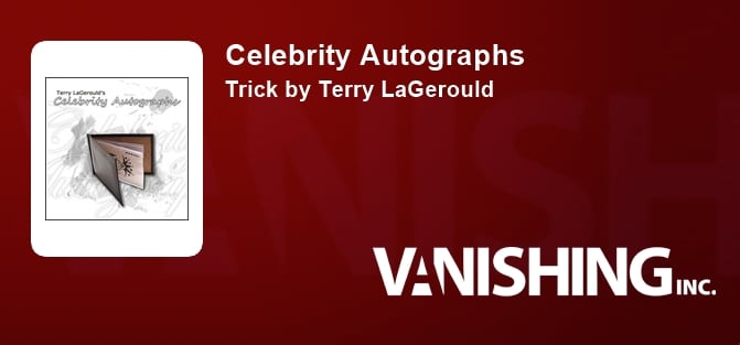 Terry LaGerould Magic Tricks, Books | Vanishing Inc. Magic