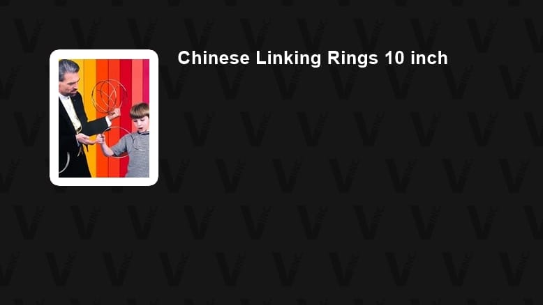 10in Linking Rings (TrickSupply) Trick