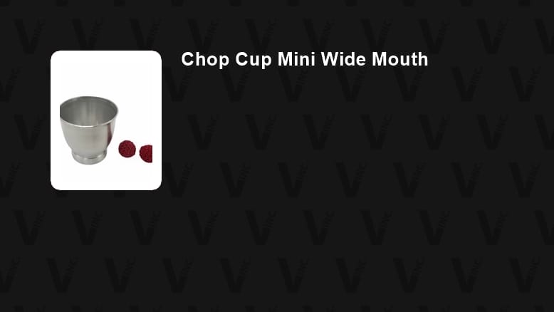 Chop Cup Mini Wide Mouth Trick