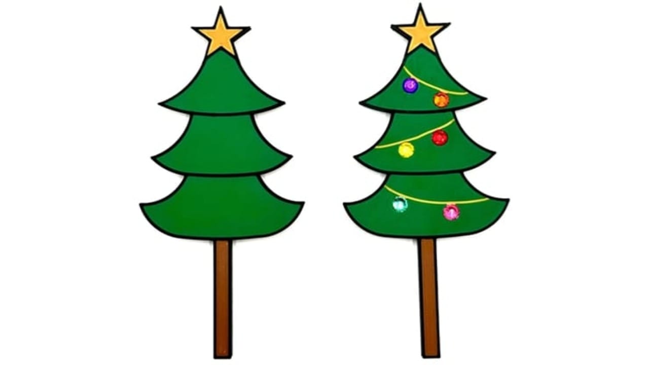 Christmas Tree Paddle Set
