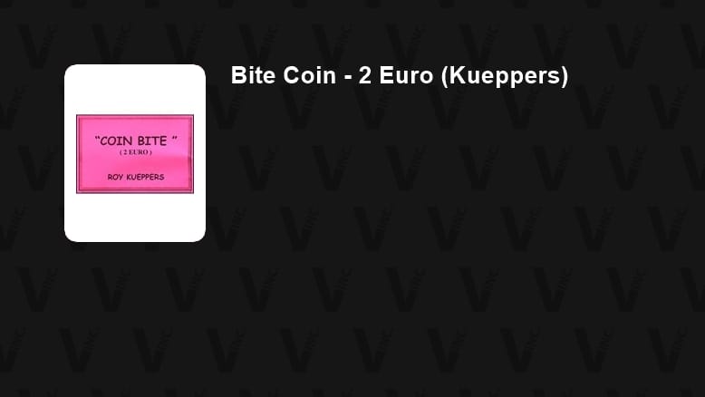 Bite Coin - 2 Euro (Kueppers) Gimmicked Coin