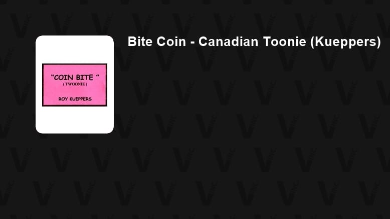 Bite Coin - Canadian Toonie (Kueppers) Gimmicked Coin