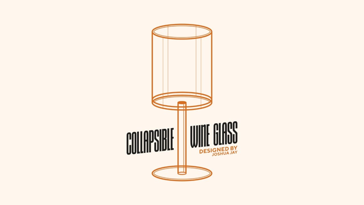 Collapsible Wine Glass Accessory