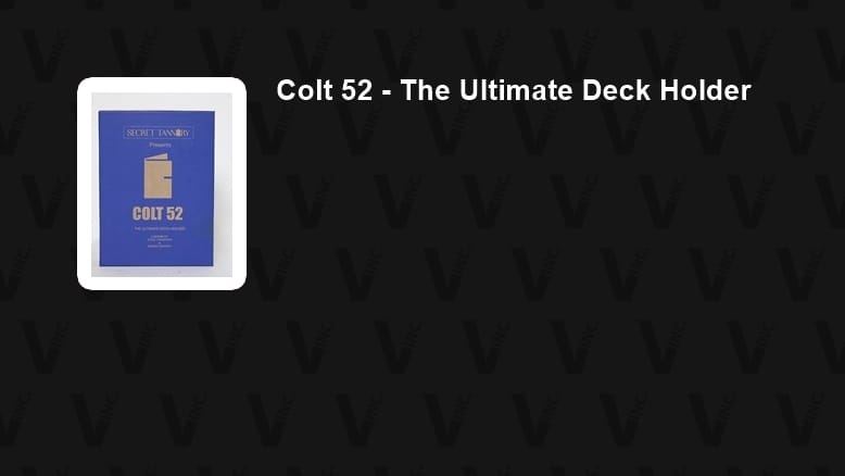 Colt 52 - The Ultimate Deck Holder