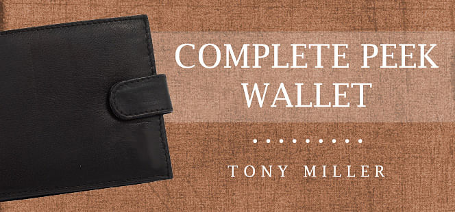 Complete Peek Wallet - Tony Miller - Vanishing Inc. Magic shop