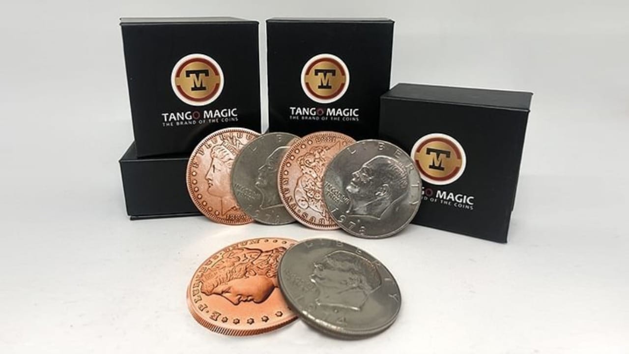 Hopping Half - Copper Morgan Dollar Trick