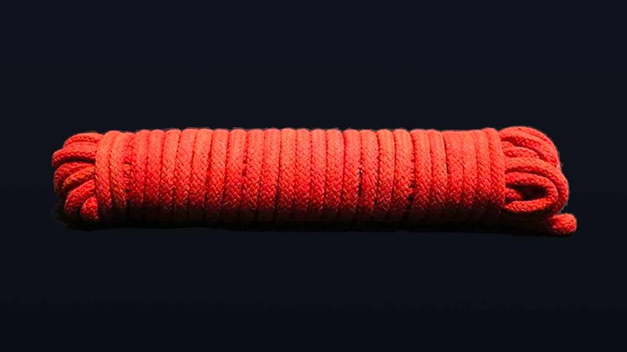 Cotton Rope 50' (red) Trick