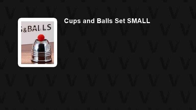 Raphael Premium Cups and Balls Set Trick