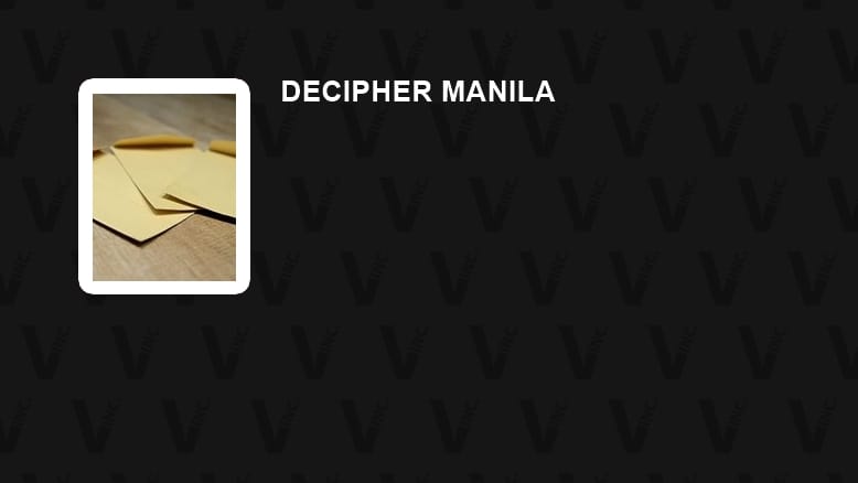 Decipher Manila