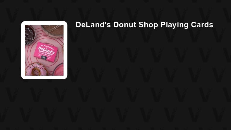 DeLand's Donut Shop Playing Cards