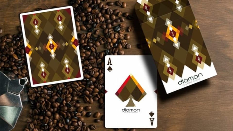 Diamon Playing Cards N° 27 Dark Roast