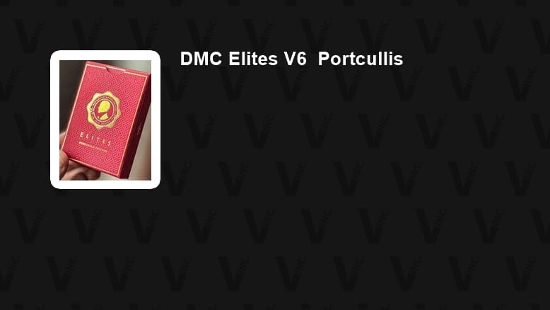 DMC Elites V6 Portcullis Playing Cards