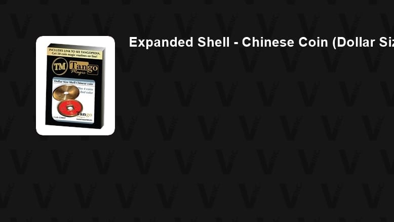 Expanded Shell - Chinese Coin (Dollar Size w/ 4 Coins) Gimmicked Coin