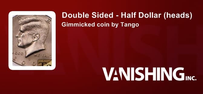 Double Sided - Half Dollar (Heads) Gimmicked Coin