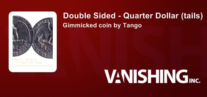 Double Sided - Quarter (Tails) Gimmicked Coin