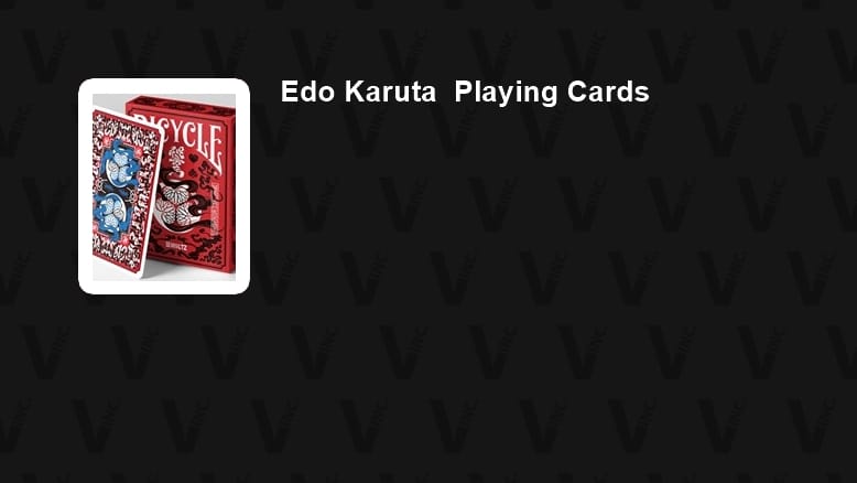 Edo Karuta Playing Cards