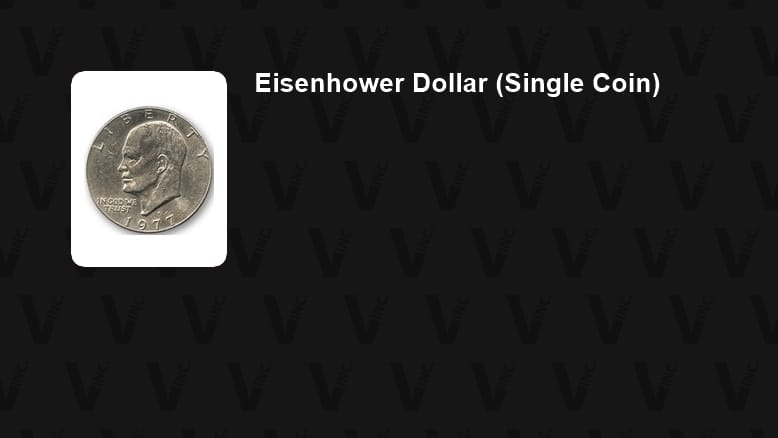 Eisenhower Dollar (Single Coin) Accessory
