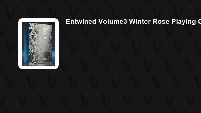 Entwined Volume 3 Winter Rose Playing Cards