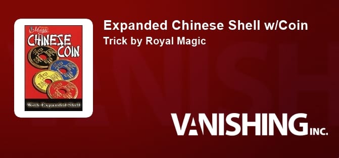 Expanded Shell (+Coin) - Chinese Coin (Royal Magic) Gimmicked Coin