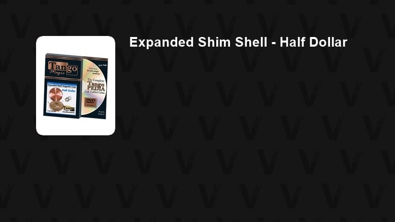 Expanded Shim Shell - Half Dollar Gimmicked Coin