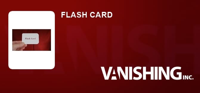 FLASH CARD Trick