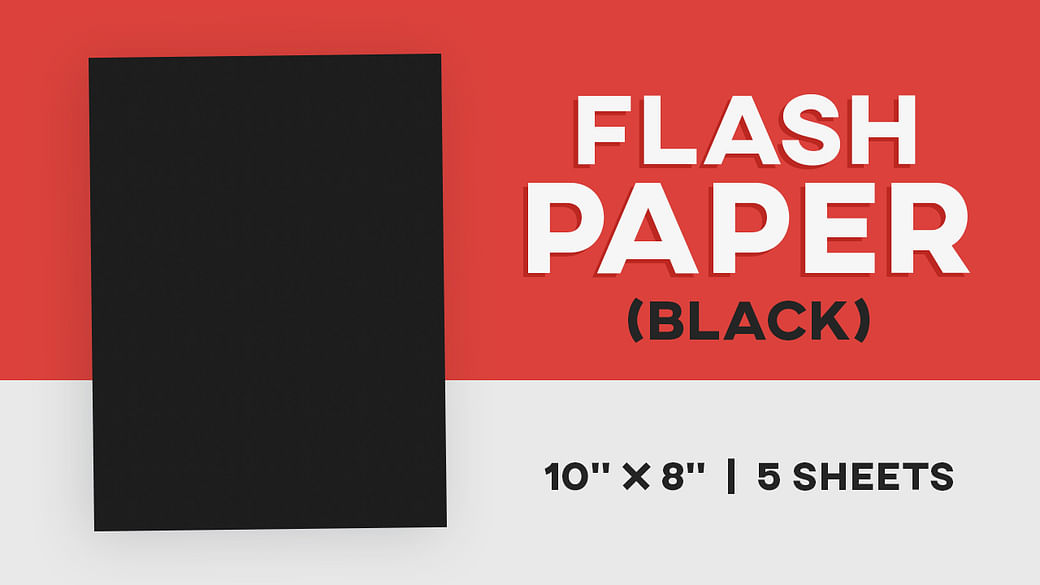 What is the Safest Way to Use Flash Paper? - Vanishing Inc. Magic shop