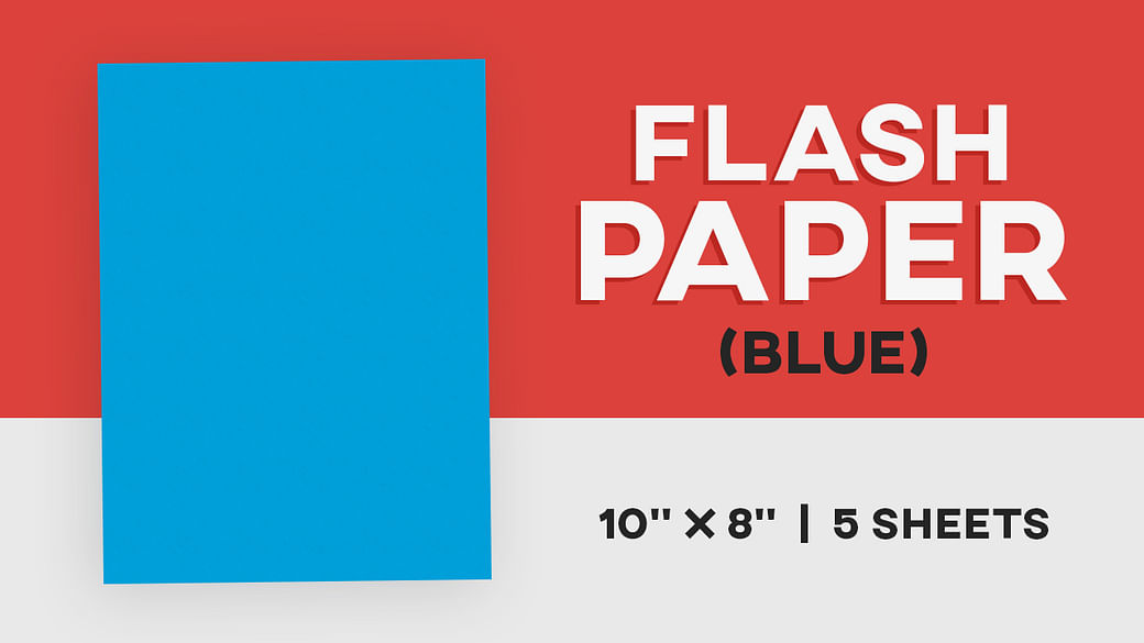 DIY flashpaper, blue green or red flame! 
